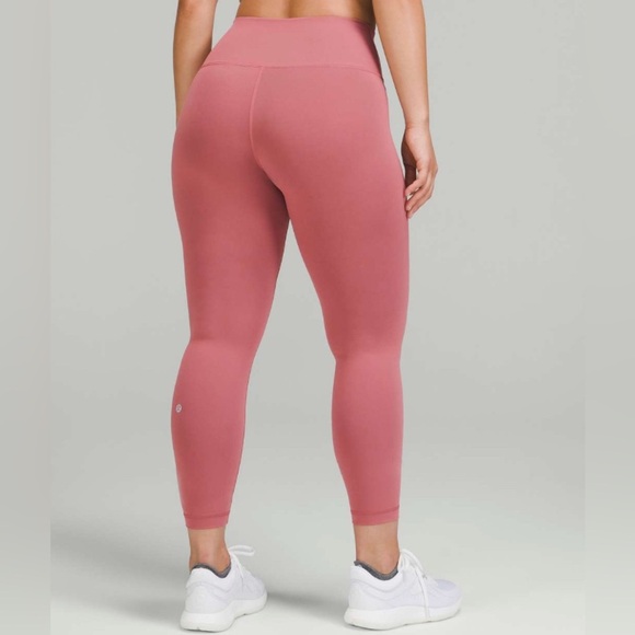 Lululemon Wunder Train High-Rise Tight 25" Brier Rose leggings women’s size 8 - Picture 1 of 8